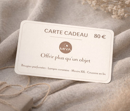 Carte Cadeau MIYA – Offrir plus qu’un objet - MIYA