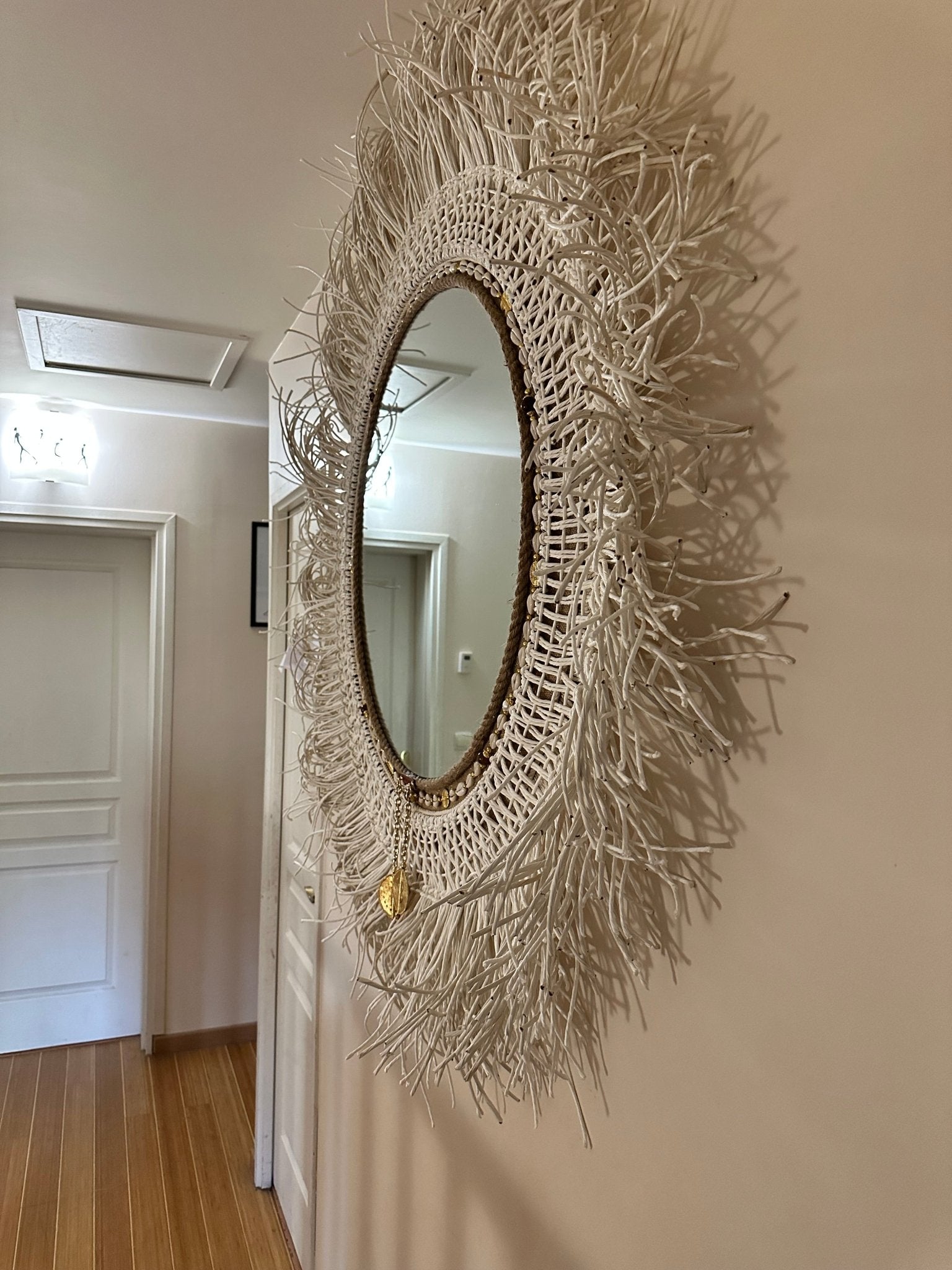 Miroir rond Ophélia - Décoration murale artisanale | MIYA (Copy) - MIYA