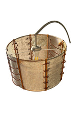 Lampe artisanale en fibres naturelles — MERCURE No 05 - MIYA