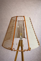 Lampadaire en tissu ajouré corseté – Bohème chic | SARAH - MIYA