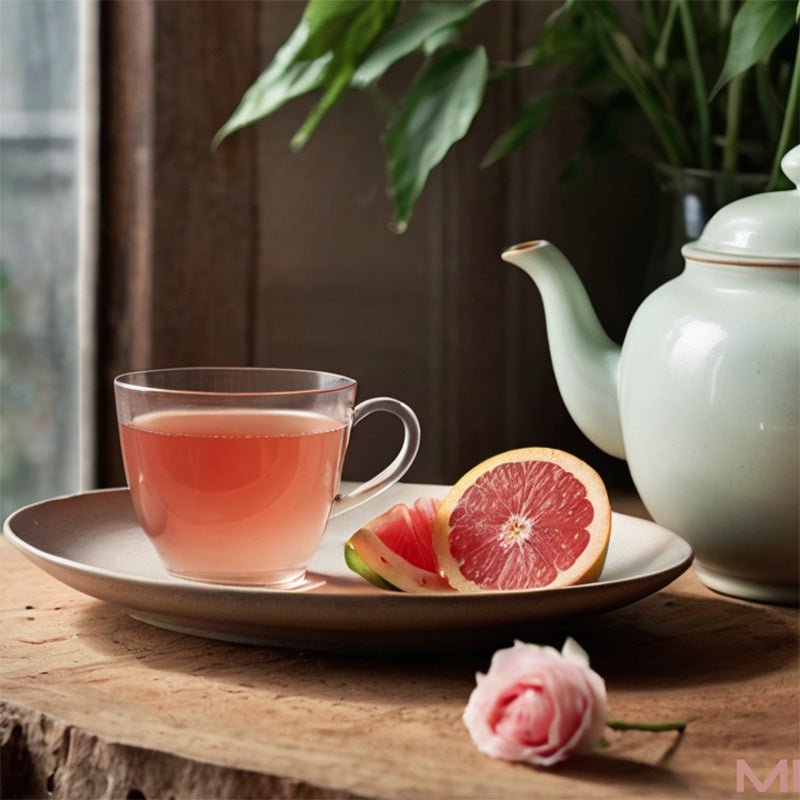 Thé à la Rhubarbe Rose – Bougies parfumées & diffuseurs - MIYA