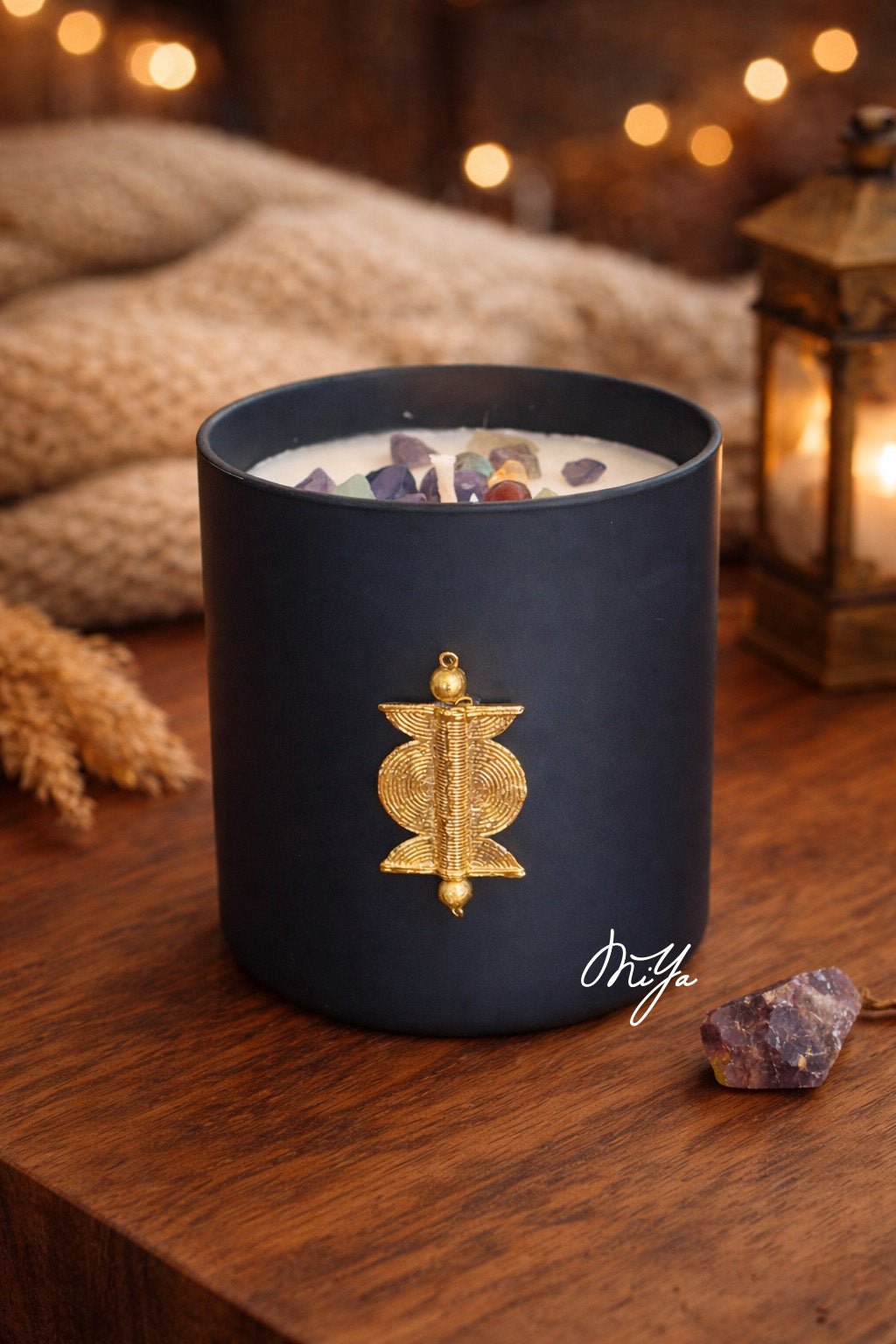 Bougie parfumée Noir - Nude Essence - MIYA