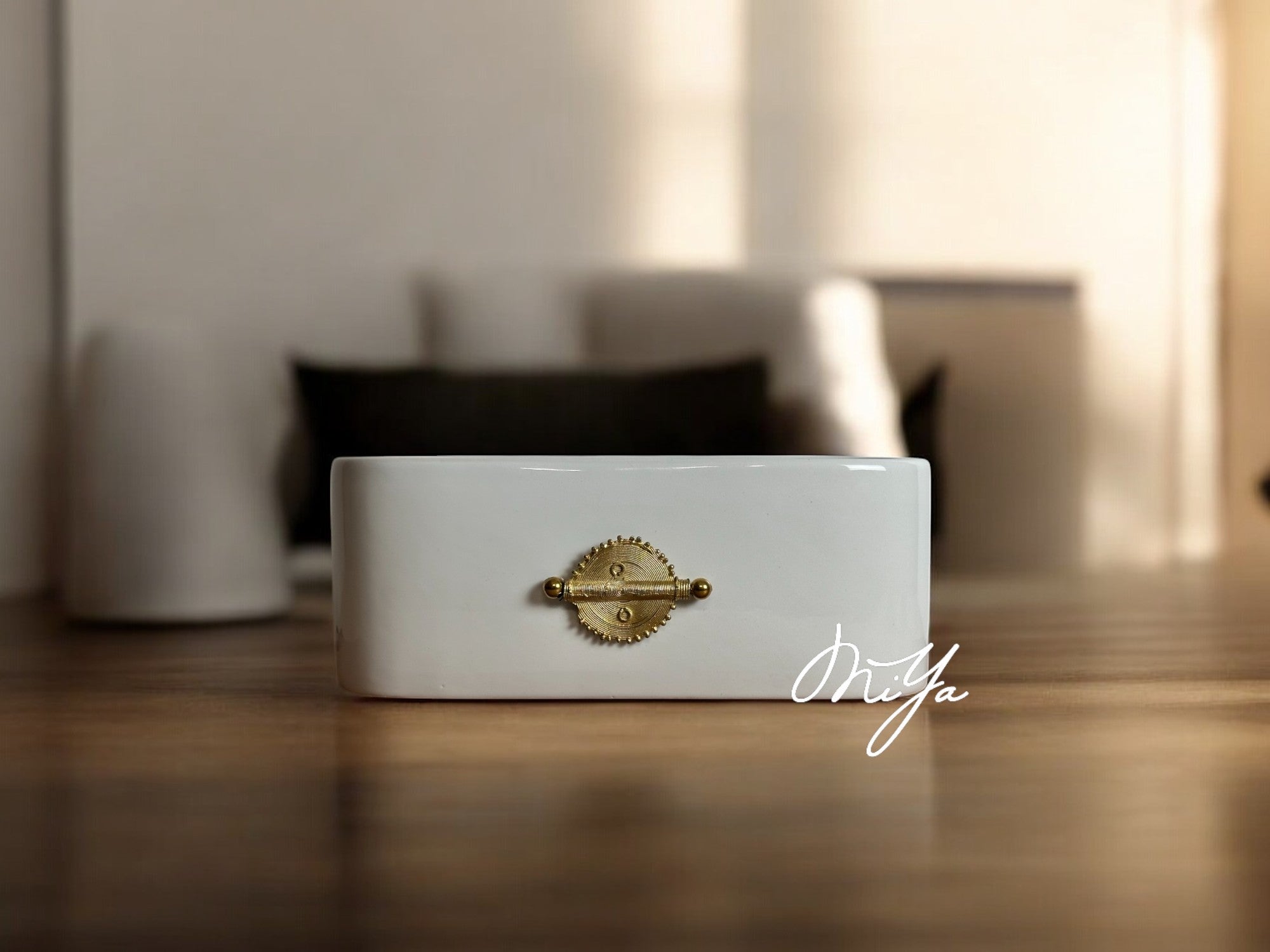 Bougie BÛCHETTE ~1 kg | Blanc - MIYA